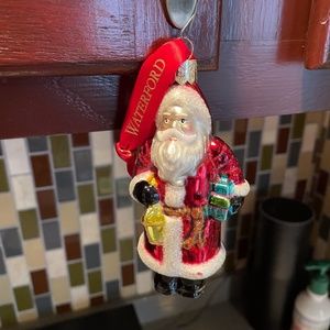 Vintage Waterford Santa ornament